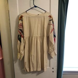 Beautiful embroidered oversized dress or long top